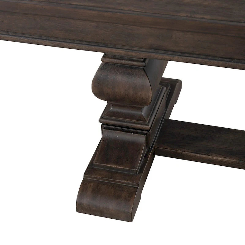 Paradise Valley Saddle Brown Oak Dining Table - Various Size Options
