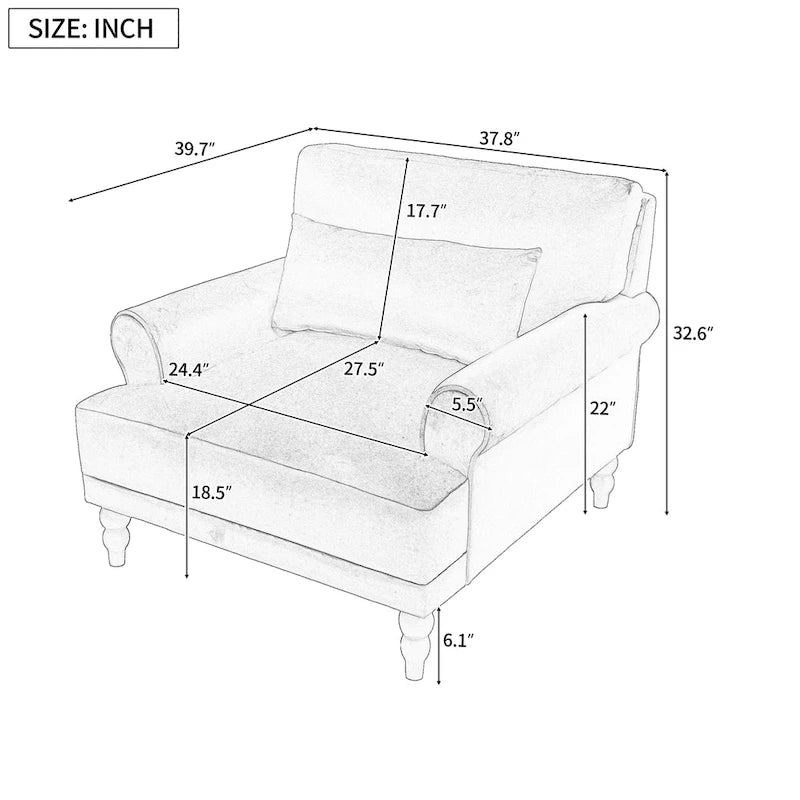 Modern Outdoor Club Chair – Aluminum Frame, Slat Design, Water-Resistant Cushions