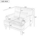 Modern Outdoor Club Chair – Aluminum Frame, Slat Design, Water-Resistant Cushions