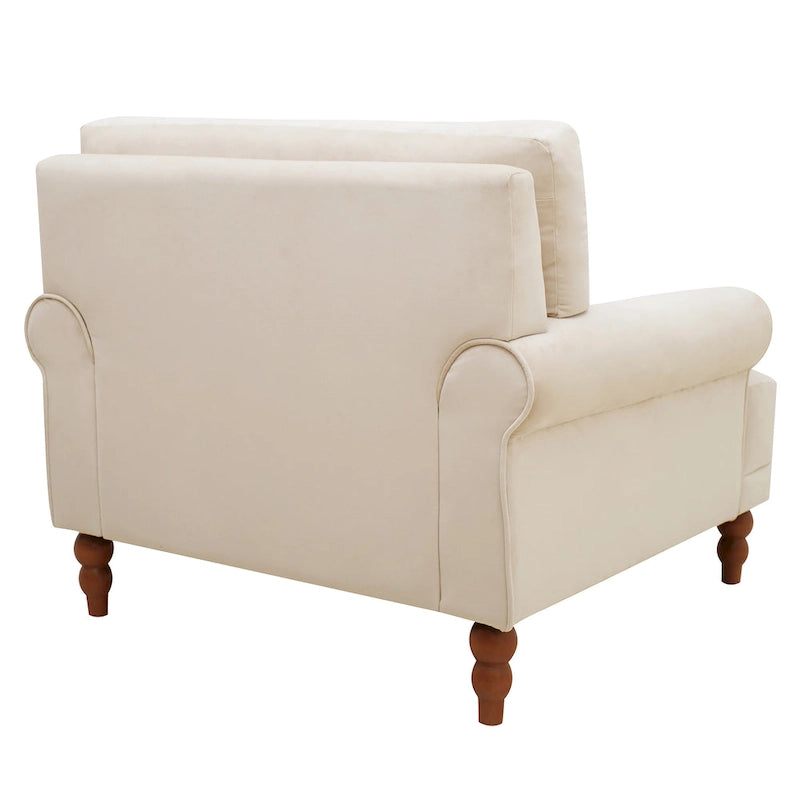 Modern Outdoor Club Chair – Aluminum Frame, Slat Design, Water-Resistant Cushions