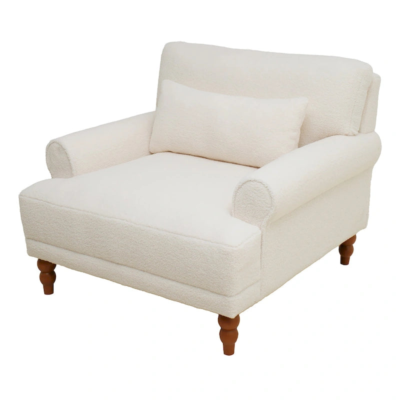 Modern Outdoor Club Chair – Aluminum Frame, Slat Design, Water-Resistant Cushions